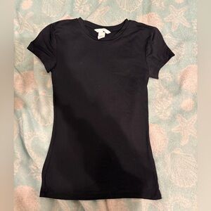 H&M Black Short Sleeve Tee